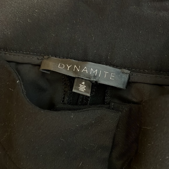 Dynamite Black Wide Leg Trousers - Picture 2 of 3